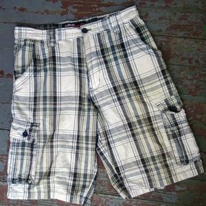 Airwalk Men's Cargo Shorts Blue and Gray Size 30